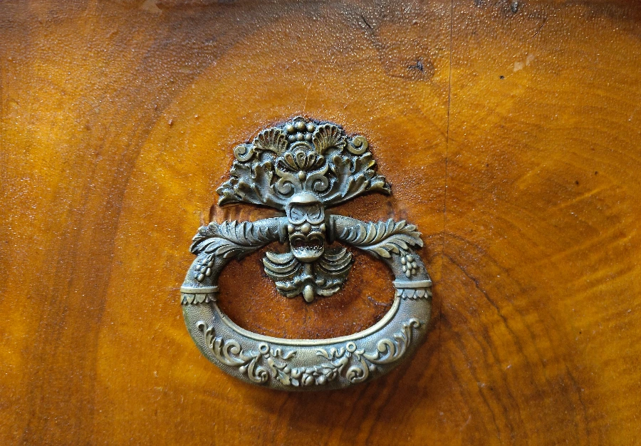 Commode Empire en Noyer Plaqué, Époque Empire - vue 5