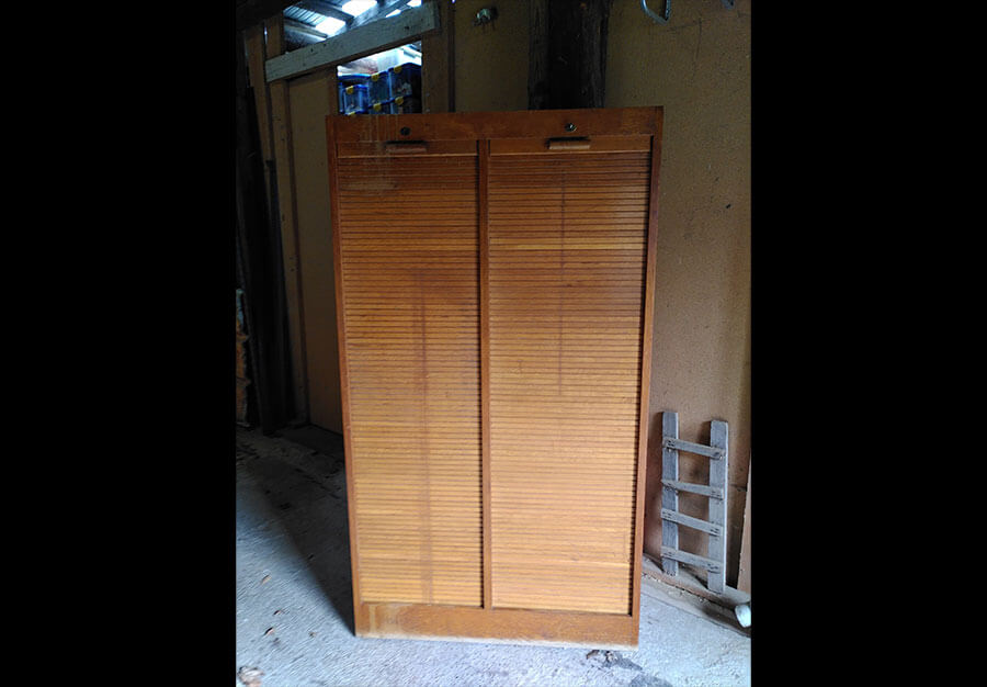 Meuble à store, En chêne - vue 2