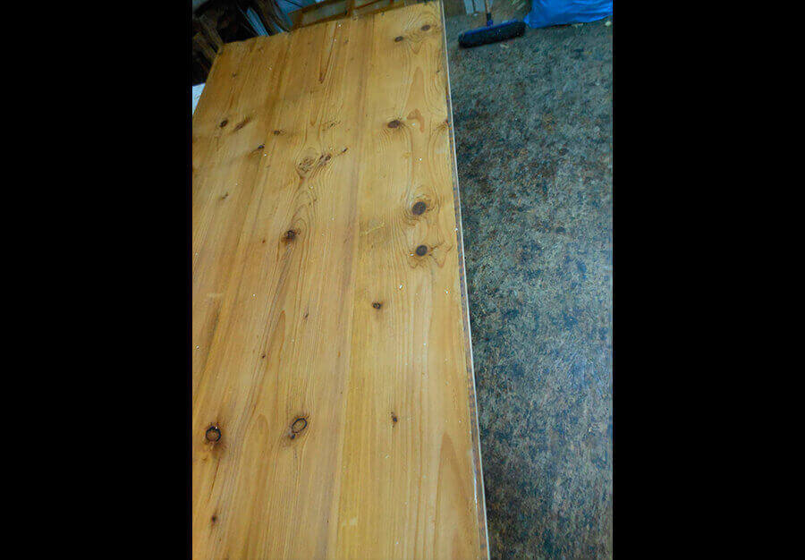 Restauration d'une armoire de mariage fribourgeoise marquetée - vue 9