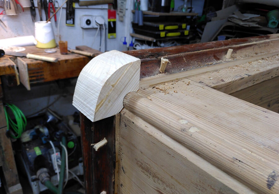 Armoire, En sapin - vue 10
