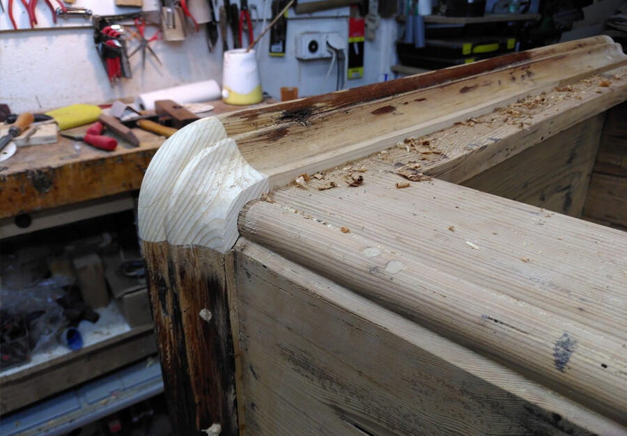 Armoire, En sapin - vue 13
