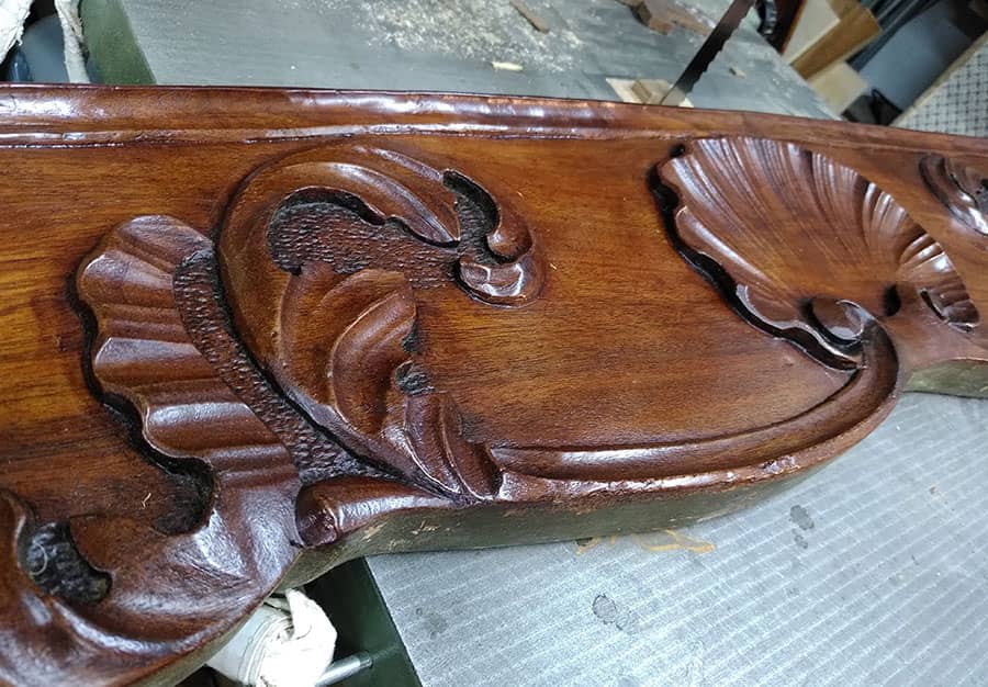 Banquette en noyer, 19ème - vue 4