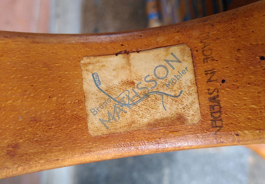 Chaise Eva, Bruno Mathsson - vue 2