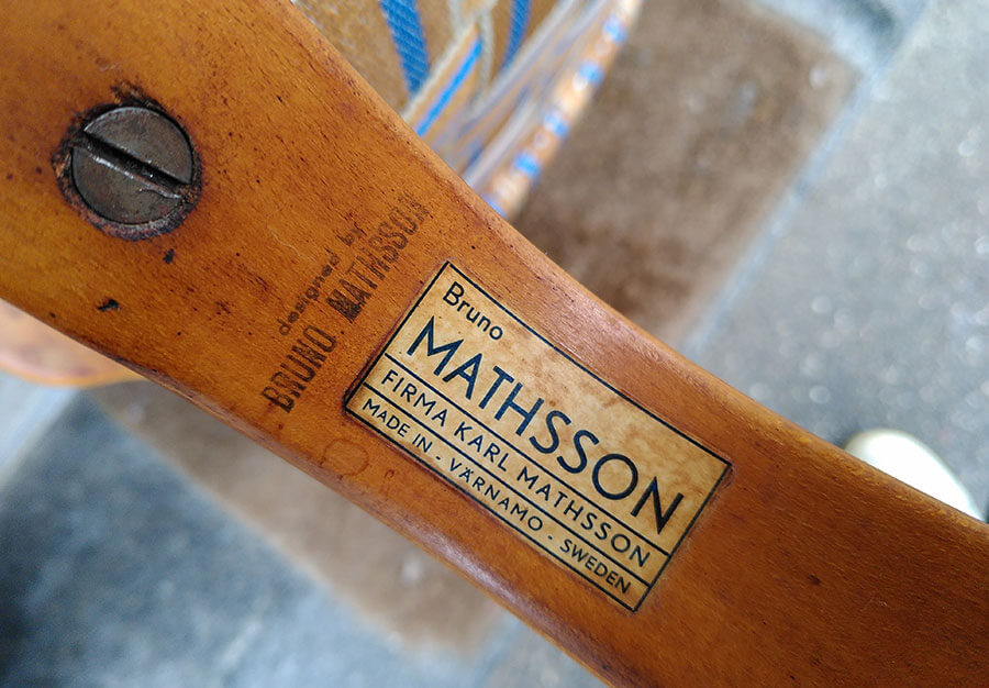 Chaise Eva, Bruno Mathsson - vue 3