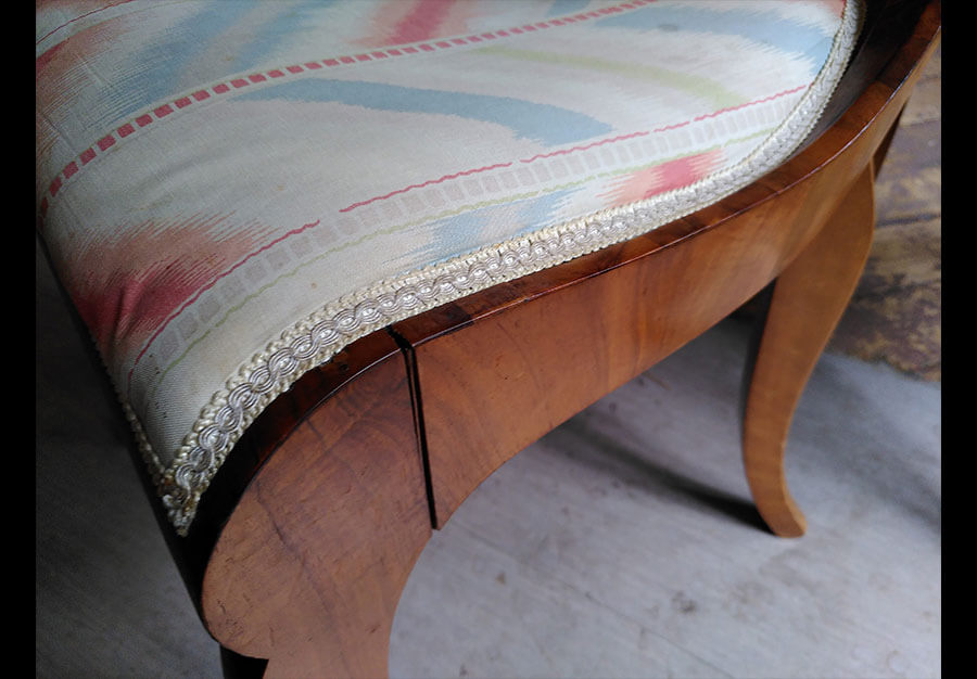 6 chaises d'Yverdon, En noyer - vue 5