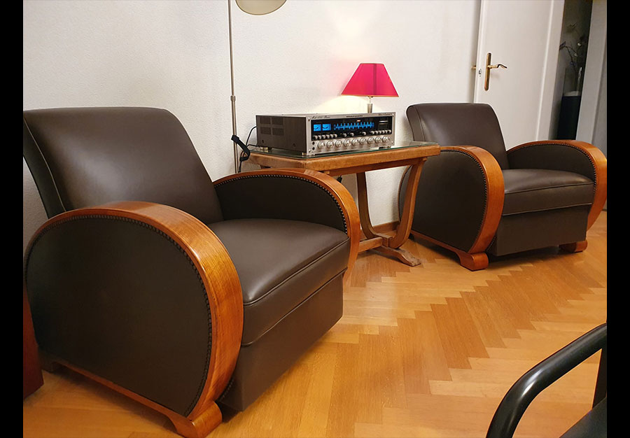 Restauration fauteuil club