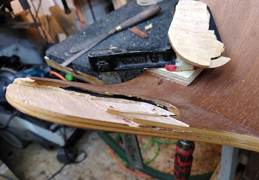 Reconstruction, bois croisé - vue 9