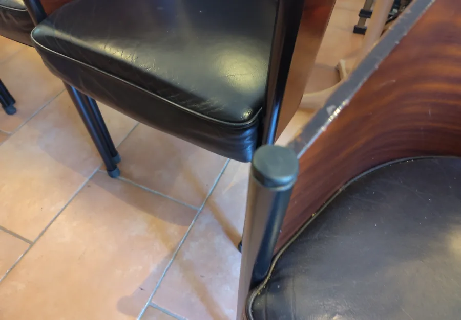 Série de 6 fauteuils Costes en acajou, Philippe Starck - vue 5