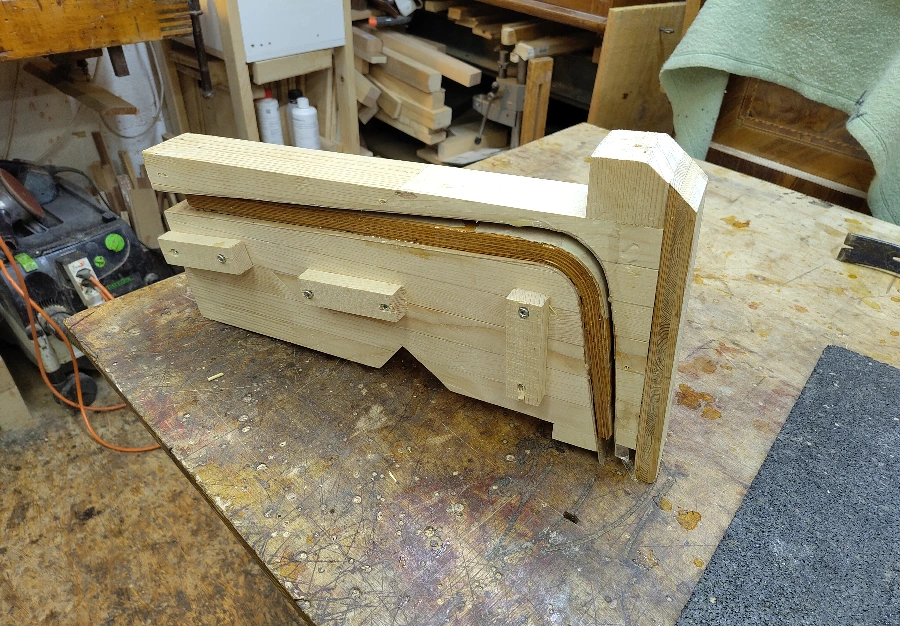 Tabouret en bois moulé, Hans Bellmann pour Horgen Glarus - vue 3