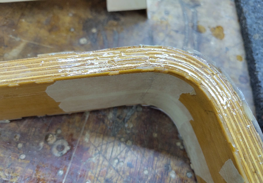 Tabouret en bois moulé, Hans Bellmann pour Horgen Glarus - vue 5