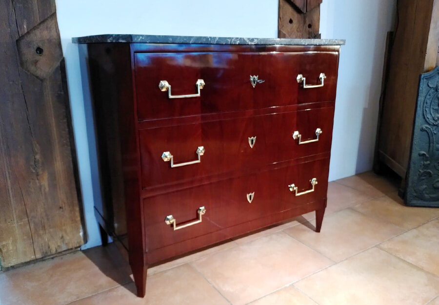 Commode en acajou, Directoire - vue 9