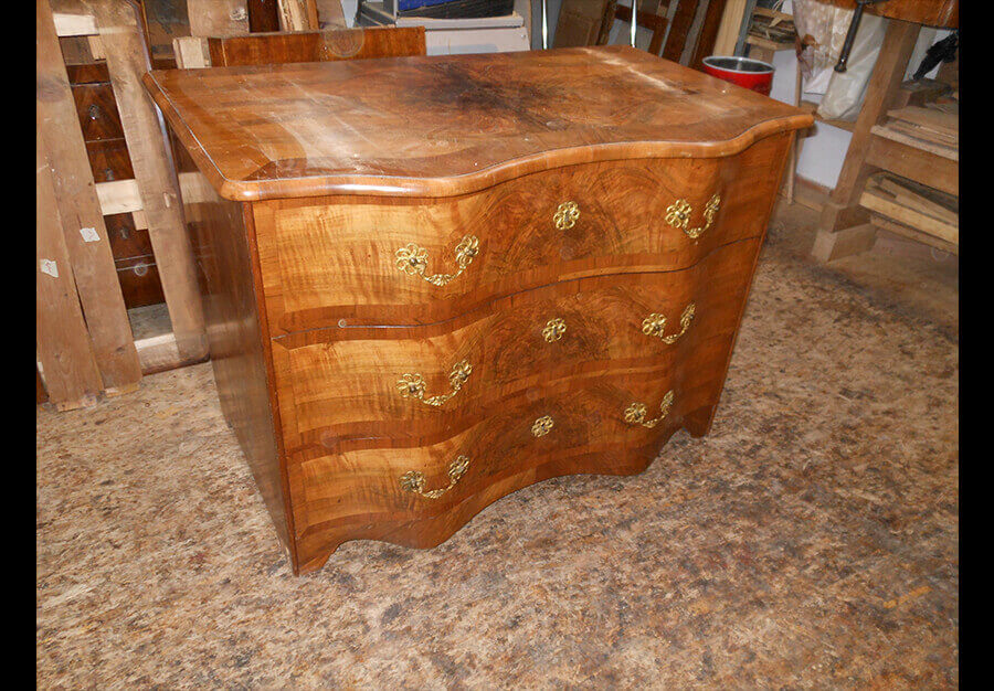 Commode double galbe, Louis XIV - vue 1