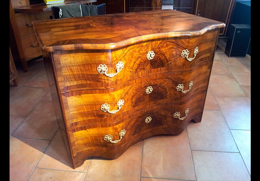 Commode double galbe, Louis XIV