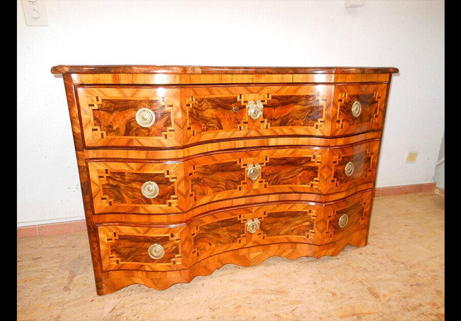 Commode marquetée, Louis XV - vue 21