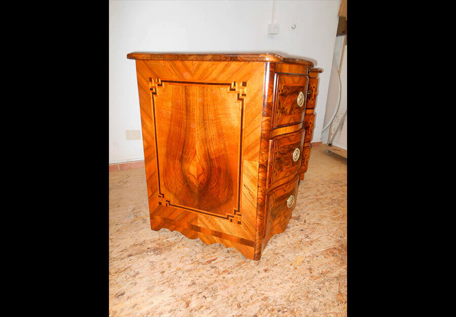 Commode marquetée, Louis XV - vue 22