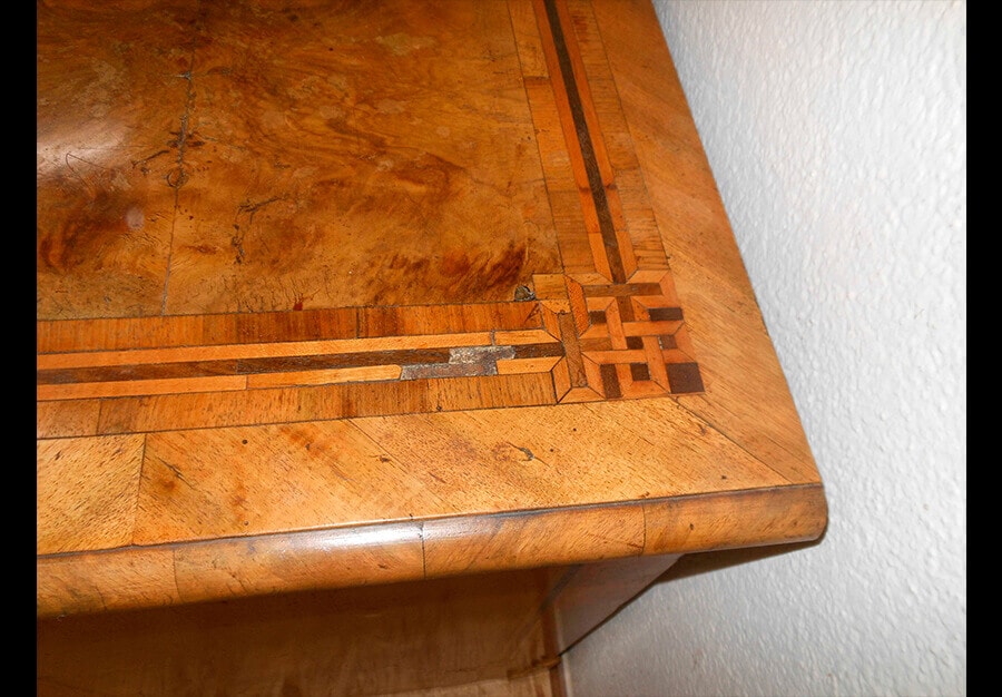 Commode marquetée, Louis XV - vue 3