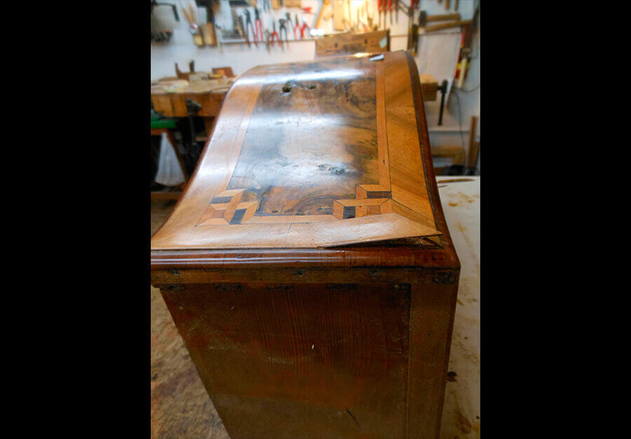 Commode marquetée, Louis XV - vue 8