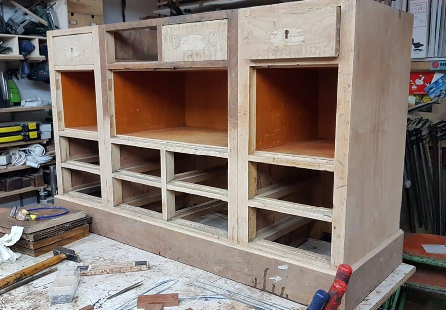 Meuble d'atelier, En frêne - vue 5