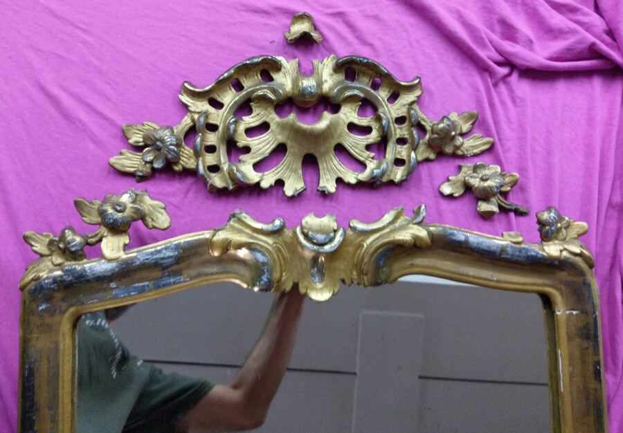 Miroir, Louis XV - vue 1