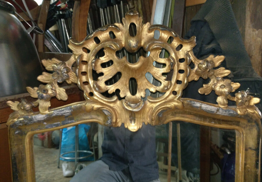 Miroir, Louis XV - vue 7