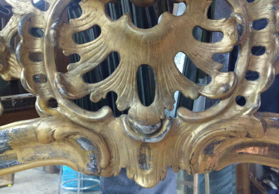 Miroir, Louis XV - vue 6