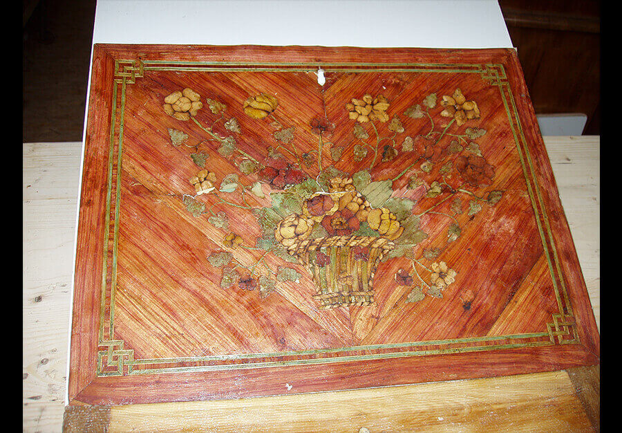 Petit secrétaire droit, Transition Louis XV - Louis XVI - vue 21
