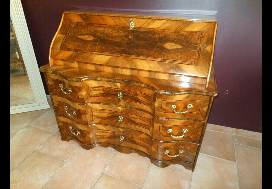Secrétaire en arbalète - au péché du mobilier