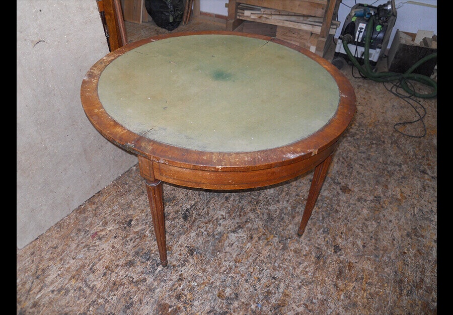Table en demi-lune, Louis XVI - vue 2