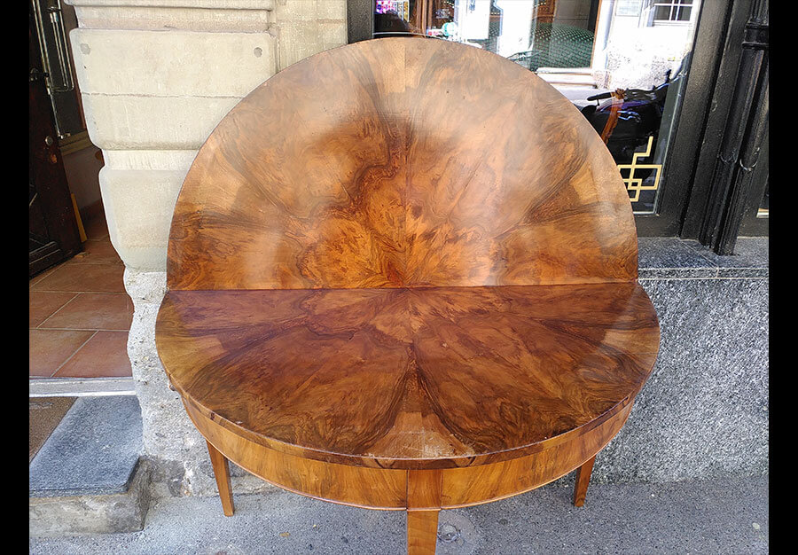 Table en demi-lune, Directoire - vue 2