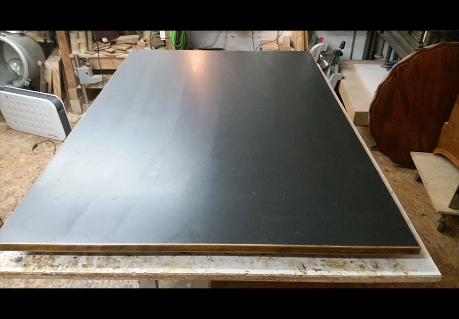 Plateau de table, en linoléum
