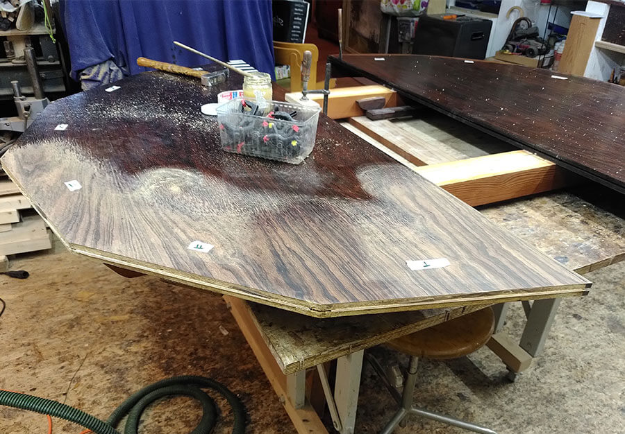 Table à rallonges, En palissandre - vue 4