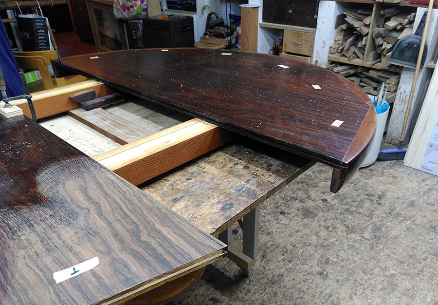 Table à rallonges, En palissandre - vue 5