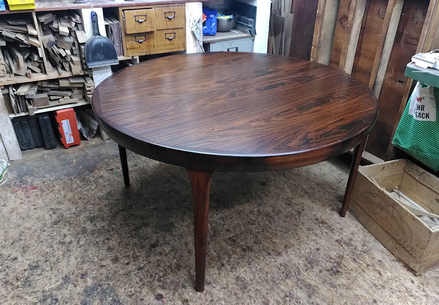 Table à rallonges, En palissandre - vue 9