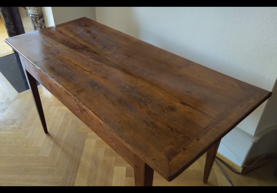 Table, En chêne - vue 5