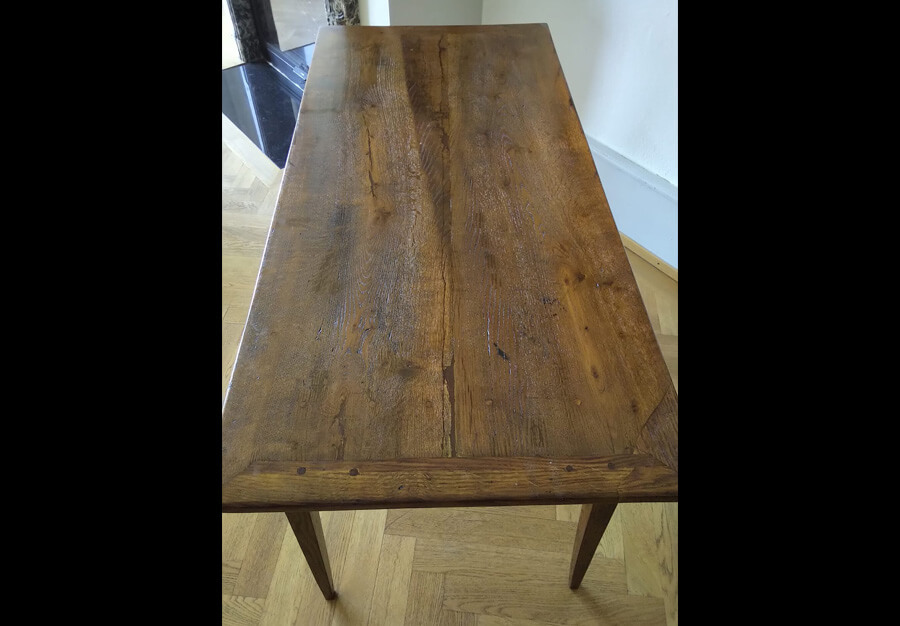 Table, En chêne - vue 6