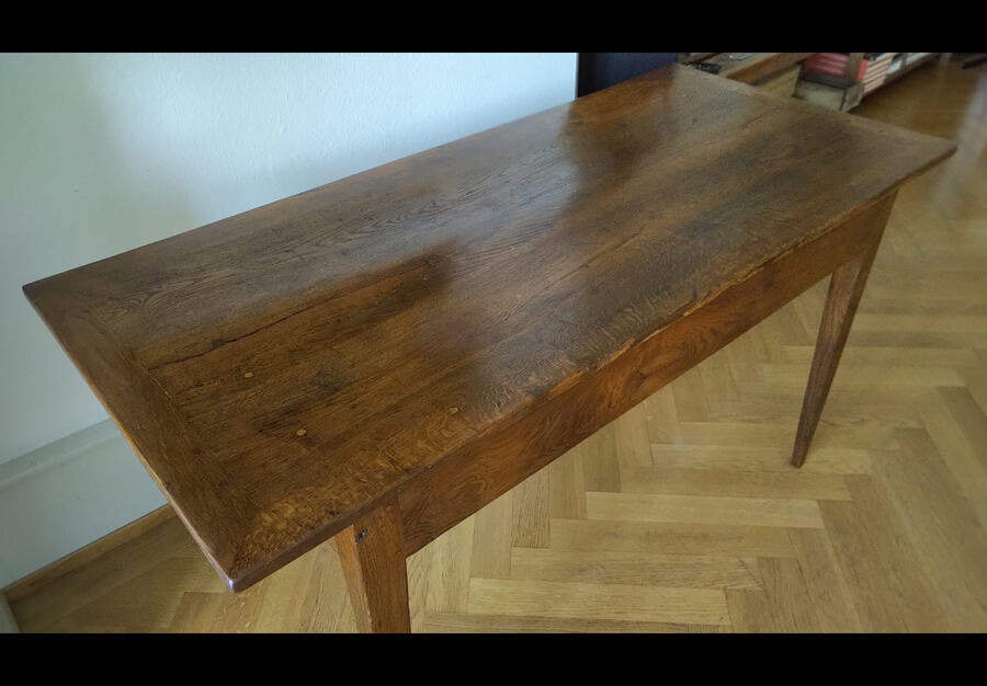 Table, En chêne - vue 7