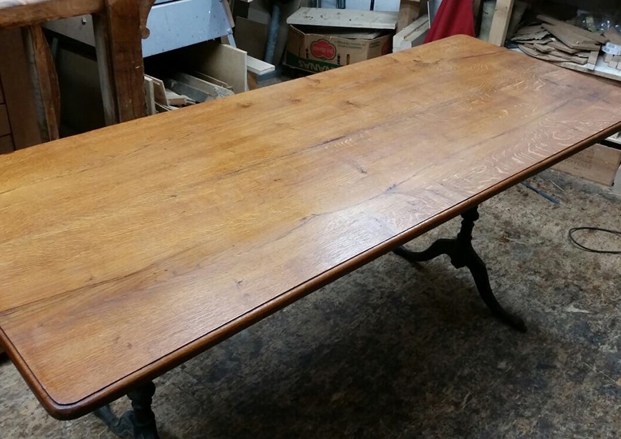 table de bistrot, Pieds en fonte Horgen Glarus - vue 4