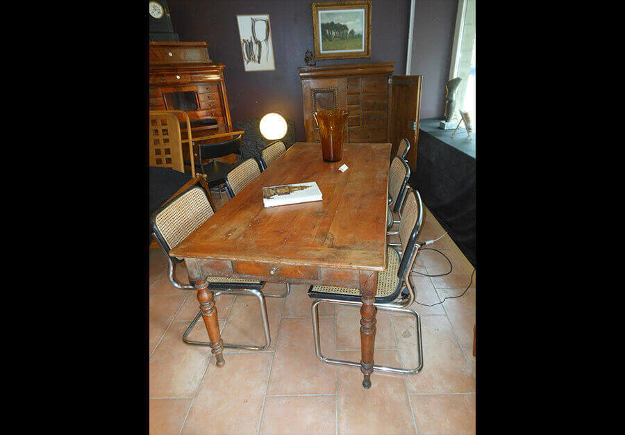 table de ferme, Louis Philippe - vue 1