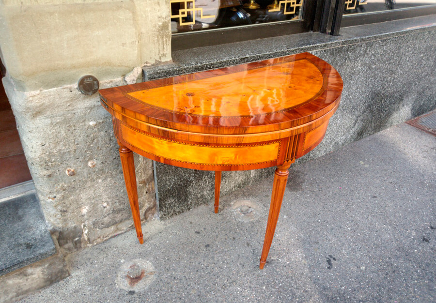 table à jeux, Louis XVI