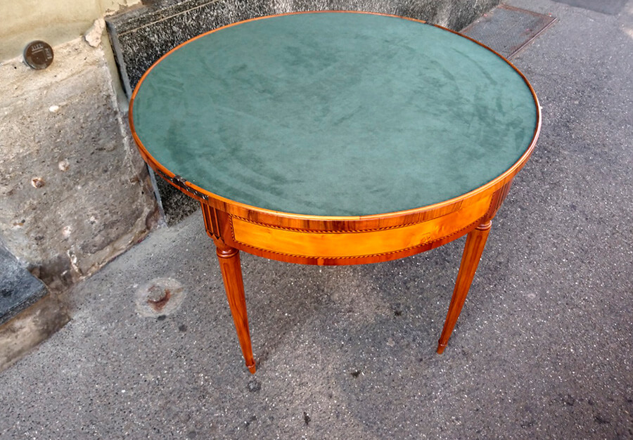table à jeux, Louis XVI - vue 15