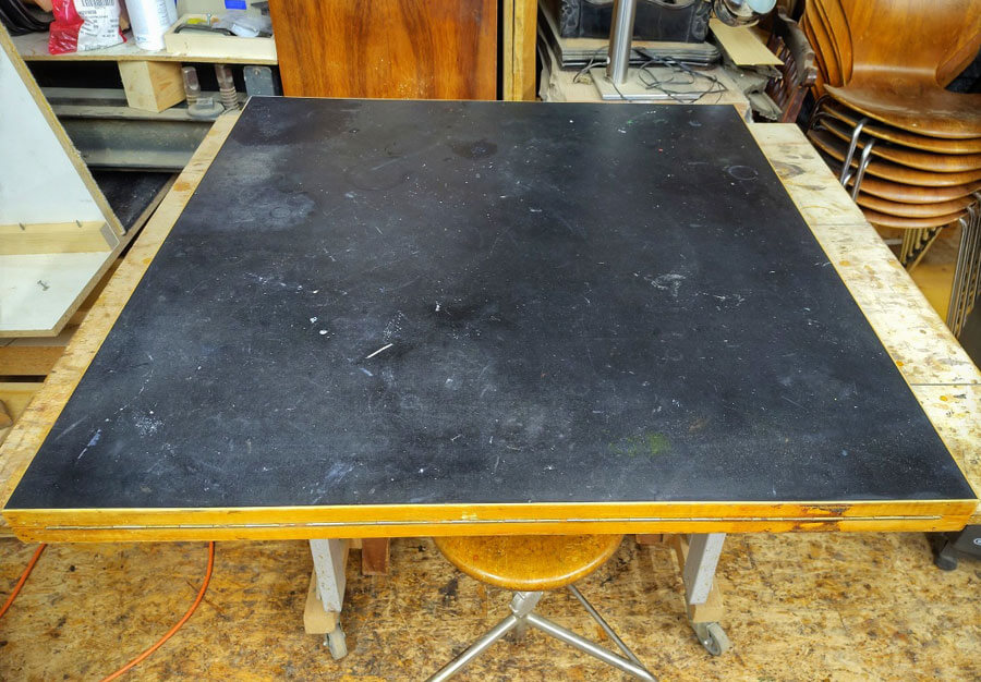 Table Porte-Feuille restaurée, Max Bill pour Horgen Glarus - vue 2