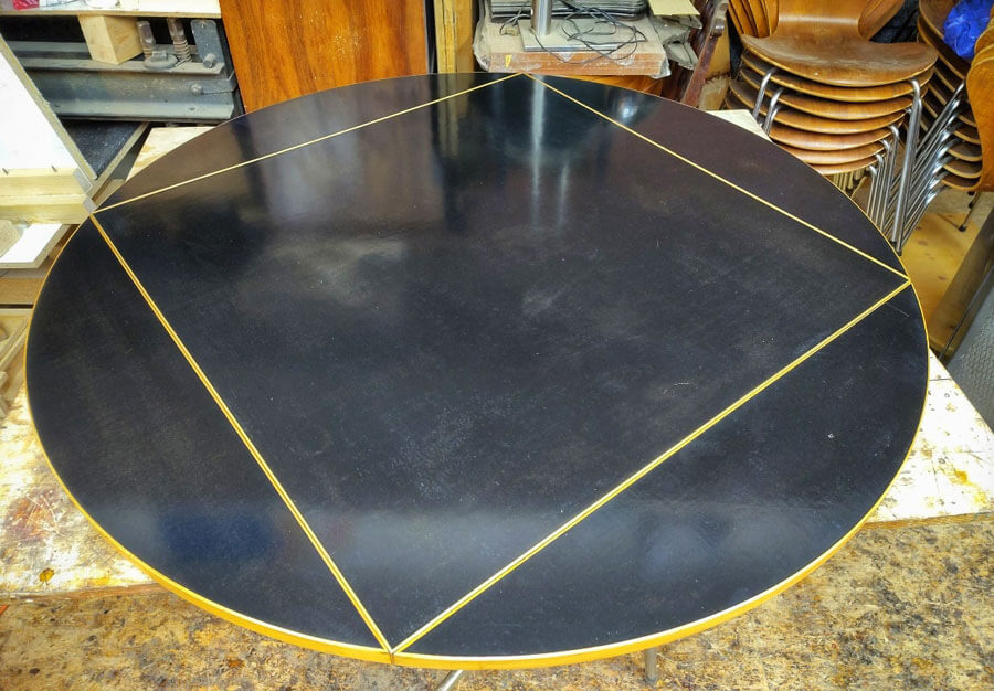 Table Porte-Feuille restaurée, Max Bill pour Horgen Glarus - vue 3