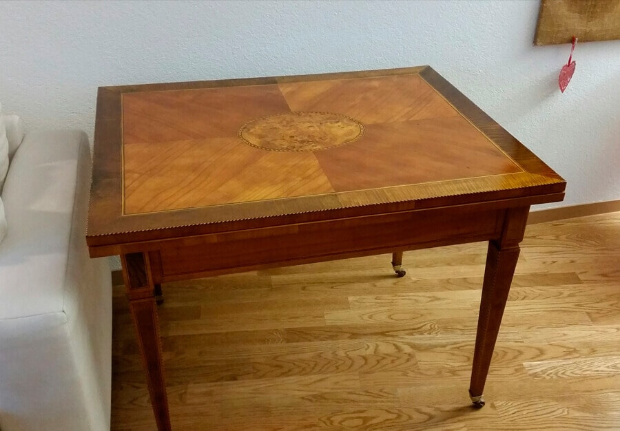 Table porte feuille - au péché du mobilier