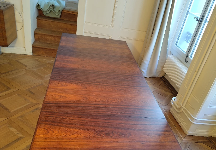 Table à rallonge en palissandre, SwissTeam - vue 6