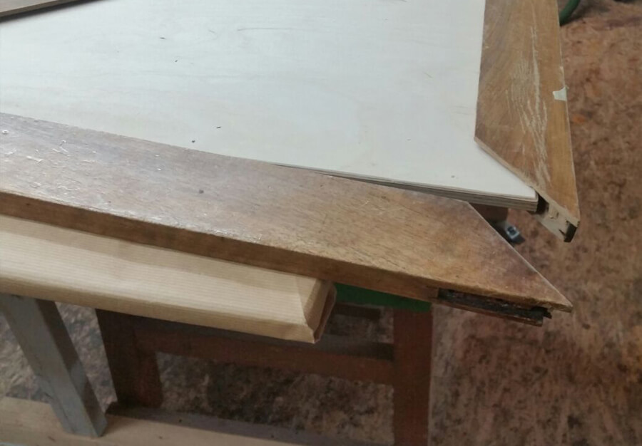 table porte-feuille, En noyer - vue 11
