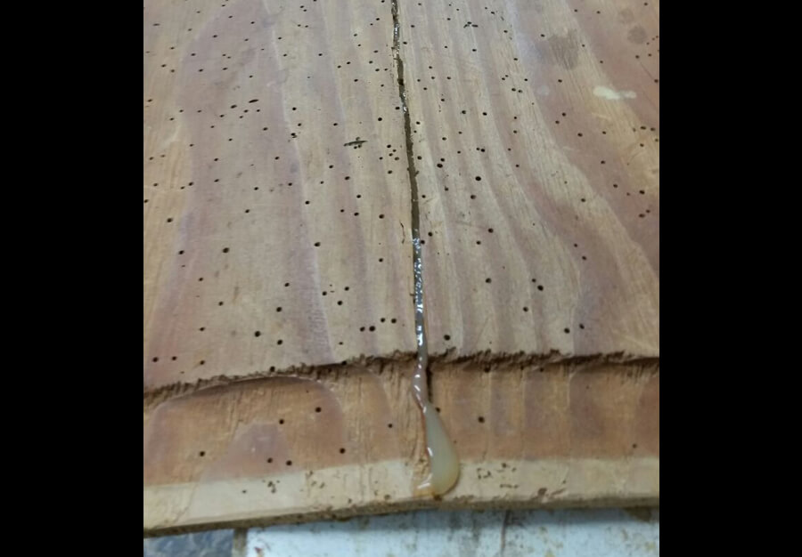 table porte-feuille, En noyer - vue 14
