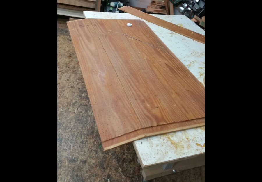 table porte-feuille, En noyer - vue 15