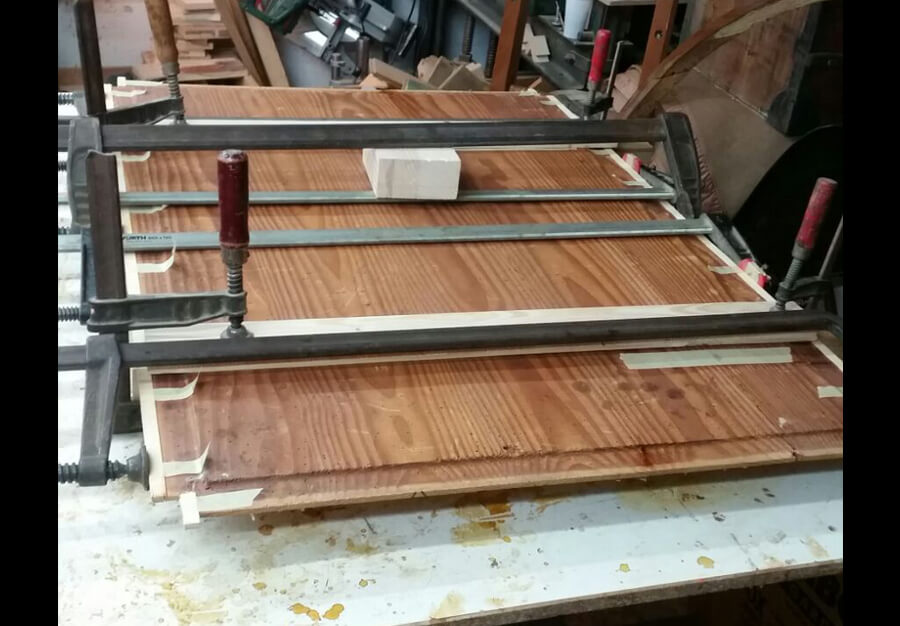 table porte-feuille, En noyer - vue 17