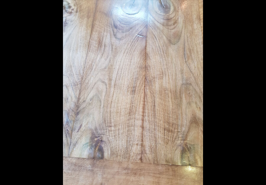 table porte-feuille, En noyer - vue 5