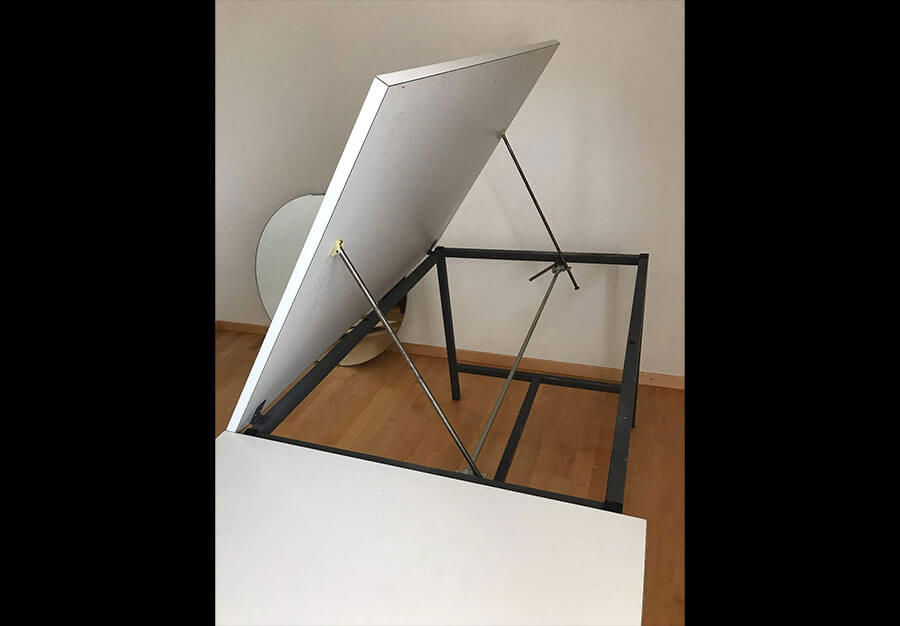 Bureau d'architecte, Plateau inclinable - vue 2